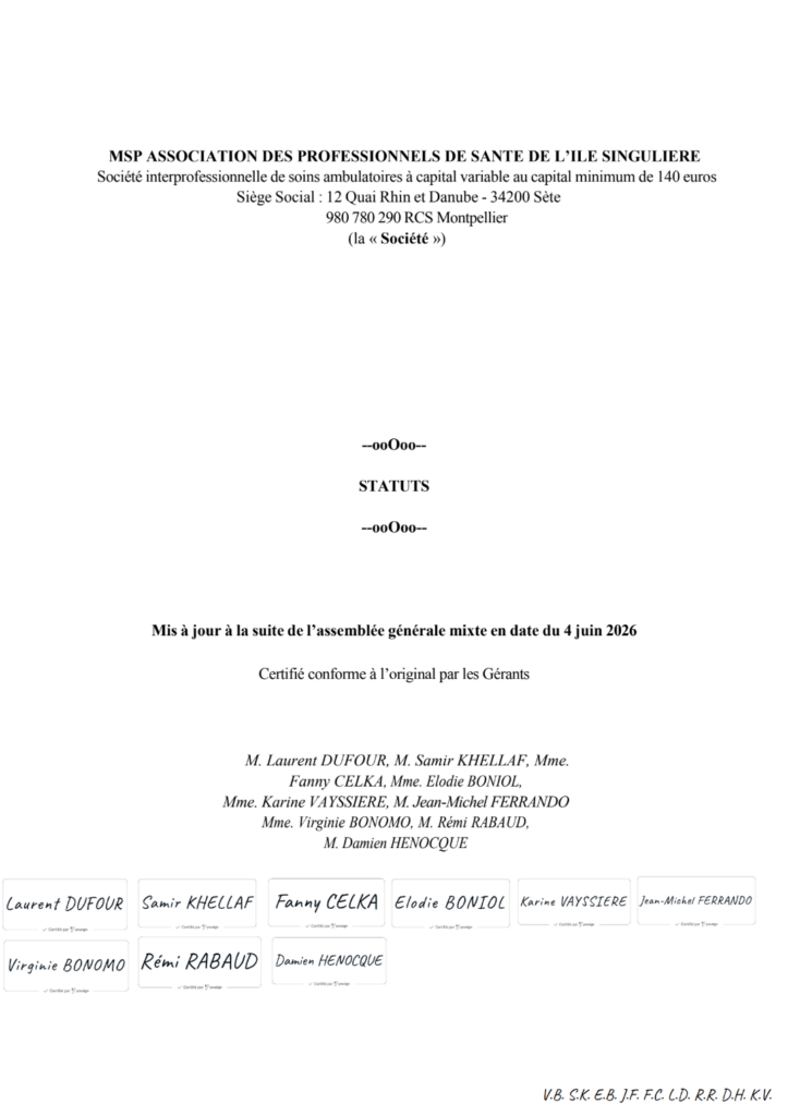 Statut apsis